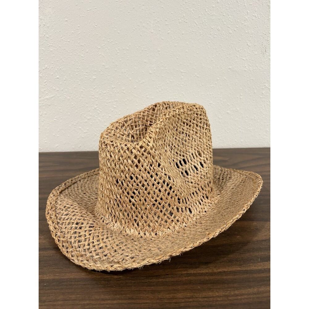 Elegant Brown Woven Hat